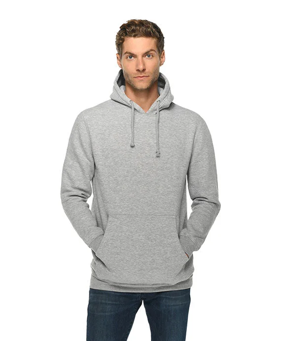 Organic Cotton SweatshirtsLS19001 - Lane Seven Unisex Heavyweight Pullover Hooded Sweatshirt | Heather Grey