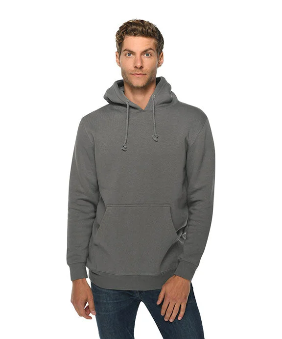 Embroidered SweatshirtsLS19001 - Lane Seven Unisex Heavyweight Pullover Hooded Sweatshirt | Storm