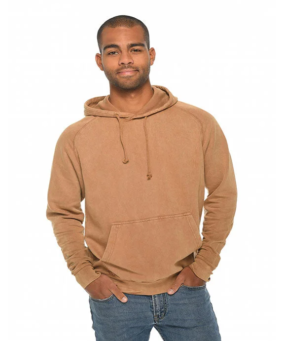 Kangaroo Pocket SweatshirtsLST004 - Lane Seven Unisex Vintage Raglan Hooded Sweatshirt | Vintage Camel