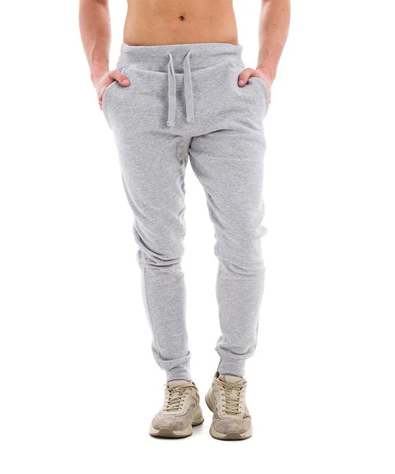 Sherpa-Lined HoodiesLST006 - Lane Seven Unisex Premium Jogger Pants | Heather Grey