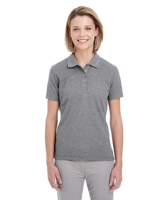 Printed SweatshirtsUC100W - UltraClub Ladies Heathered Piqué Polo Shirt | Charcoal Heather