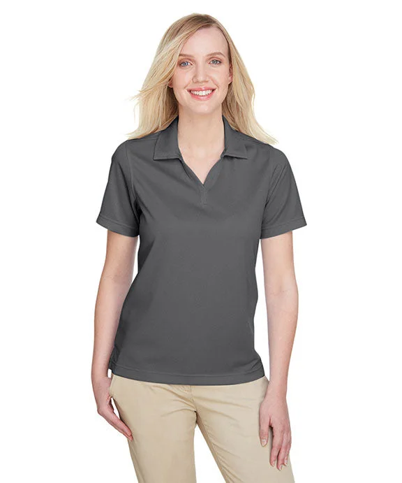 Thermal HoodiesUC102W - UltraClub Ladies Cavalry Twill Performance Polo Shirt | Charcoal/Black