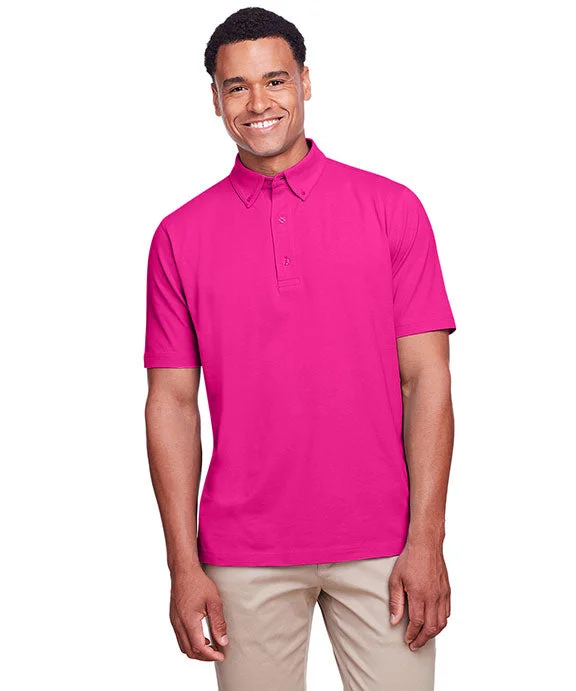 Colorblock HoodiesUC105 - UltraClub Mens Lakeshore Stretch Cotton Performance Polo Shirt | Heliconia