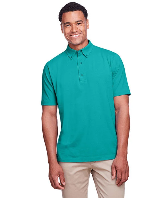 Longline HoodiesUC105 - UltraClub Mens Lakeshore Stretch Cotton Performance Polo Shirt | Jade