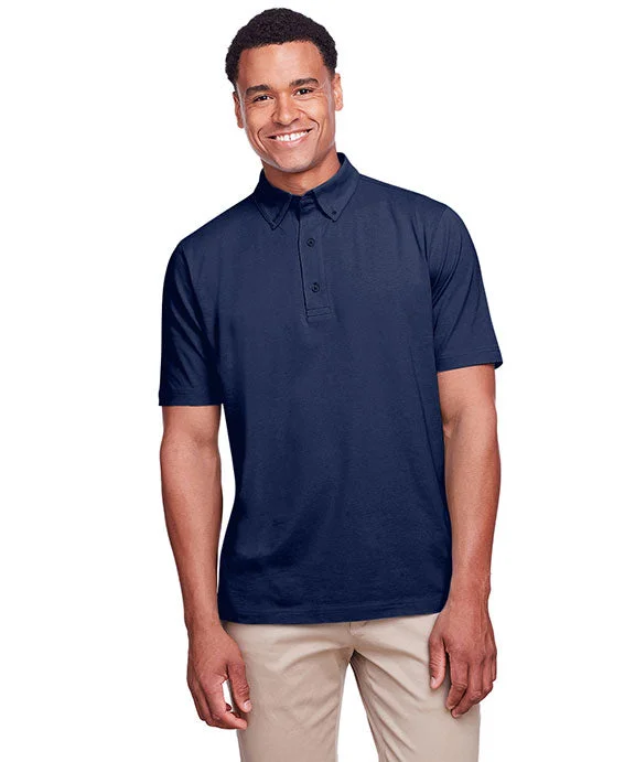 Fitted SweatshirtsUC105 - UltraClub Mens Lakeshore Stretch Cotton Performance Polo Shirt | Navy