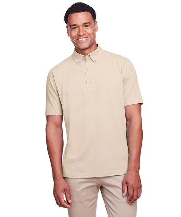 Printed SweatshirtsUC105 - UltraClub Mens Lakeshore Stretch Cotton Performance Polo Shirt | Stone