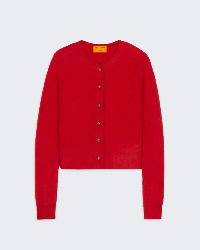 Grizzly Cardigan - True Red