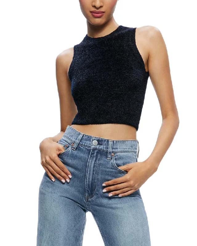 Alice + Olivia Amity Cropped Crew TopCroptopbrand