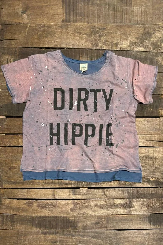 Dirty Hippie Cropped Vintage TeeCroptopplain