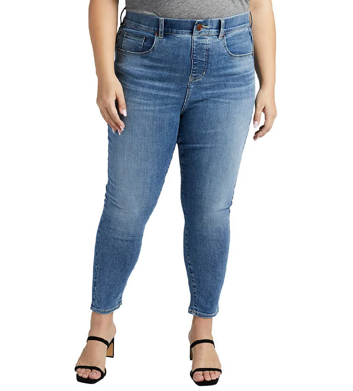 Jag Valentina High Rise Skinny Crop In Boardwalk PlusCroptopchic