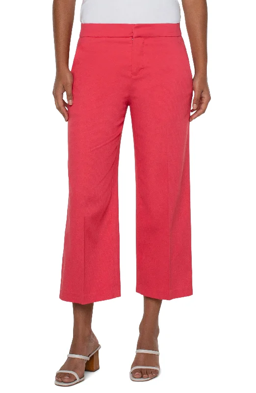 Liverpool Cropped Trouser 26in In WatermelonCroptoptailor