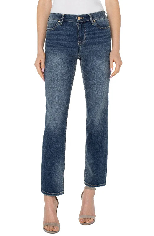 Liverpool Kennedy Straight Crop Jean 30in Ins In OasisCroptopdetail