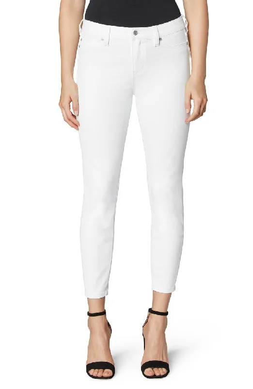 Liverpool White Madonna Crop Skinny PantsCroptopenthusiast