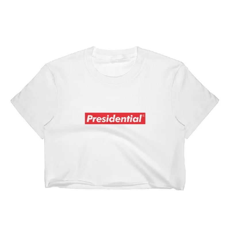 Presidential Red Box Women's Crop TopCroptopstartup