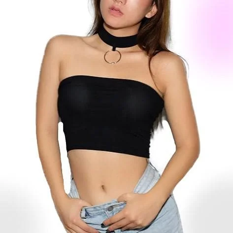 AURA Sexy Off the Shoulder Crop TopCroptopdevice