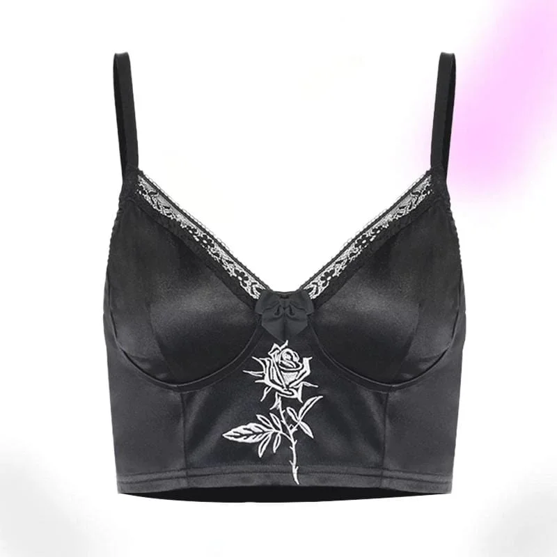 Dead Rose Crop Corset TopCroptoptrend